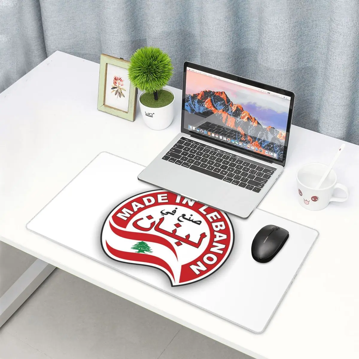 Laptop Accessories Lebanon - 대형 마우스 패드 레바논 수채화 레바논