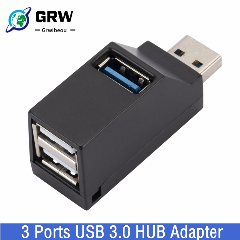 Mac Laptop Accessories - 그리비오 미니 3포트 USB 3.0 허브