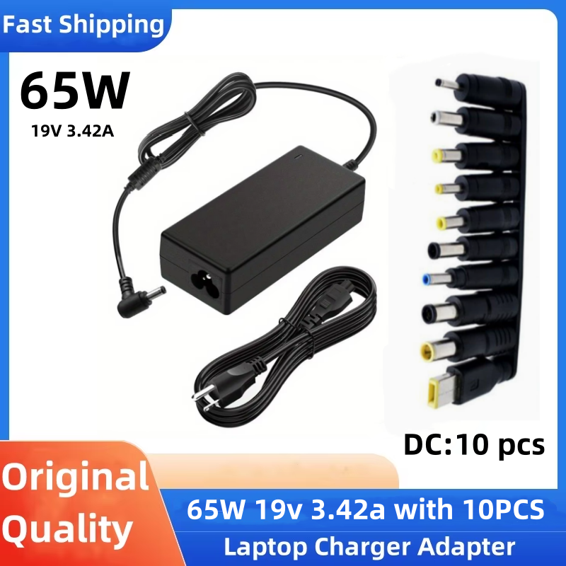 Laptop Accessories Dell - 65W 범용 AC 노트북 전원 어댑터