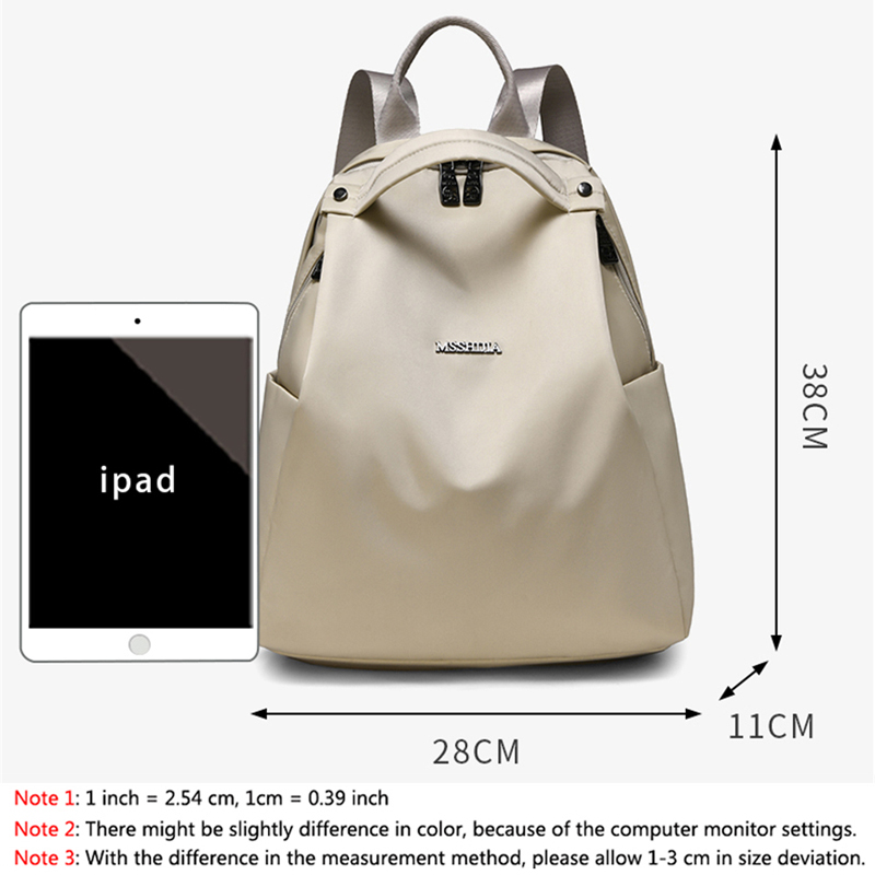 여성을위한 패션 데이 팟 최고 품질의 나일론 배낭 대용 - Laptop Accessories Women 리뷰 및 가격