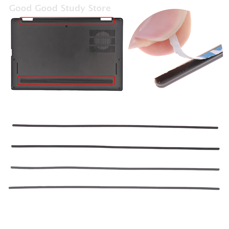 1/2Pcs 노트북 고무 스트립 컴퓨터 DIY 하단 케 - Laptop Accessories Women 리뷰 및 가격