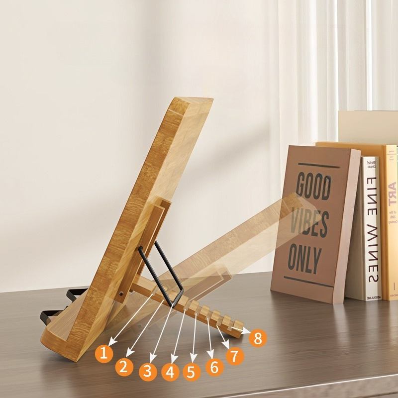 나무 독서대, 다기능 노트북 거치대, 8단계 높이 조절 - Laptop Accessories For Office 리뷰 및 가격