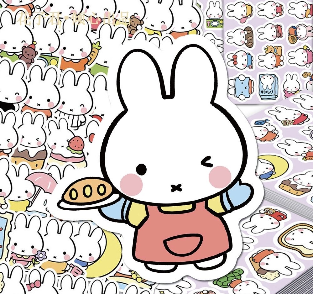 102개입 미피 토끼 스티커, 귀여운 만화 토끼 디자인 - Laptop Accessories Case 리뷰 및 가격