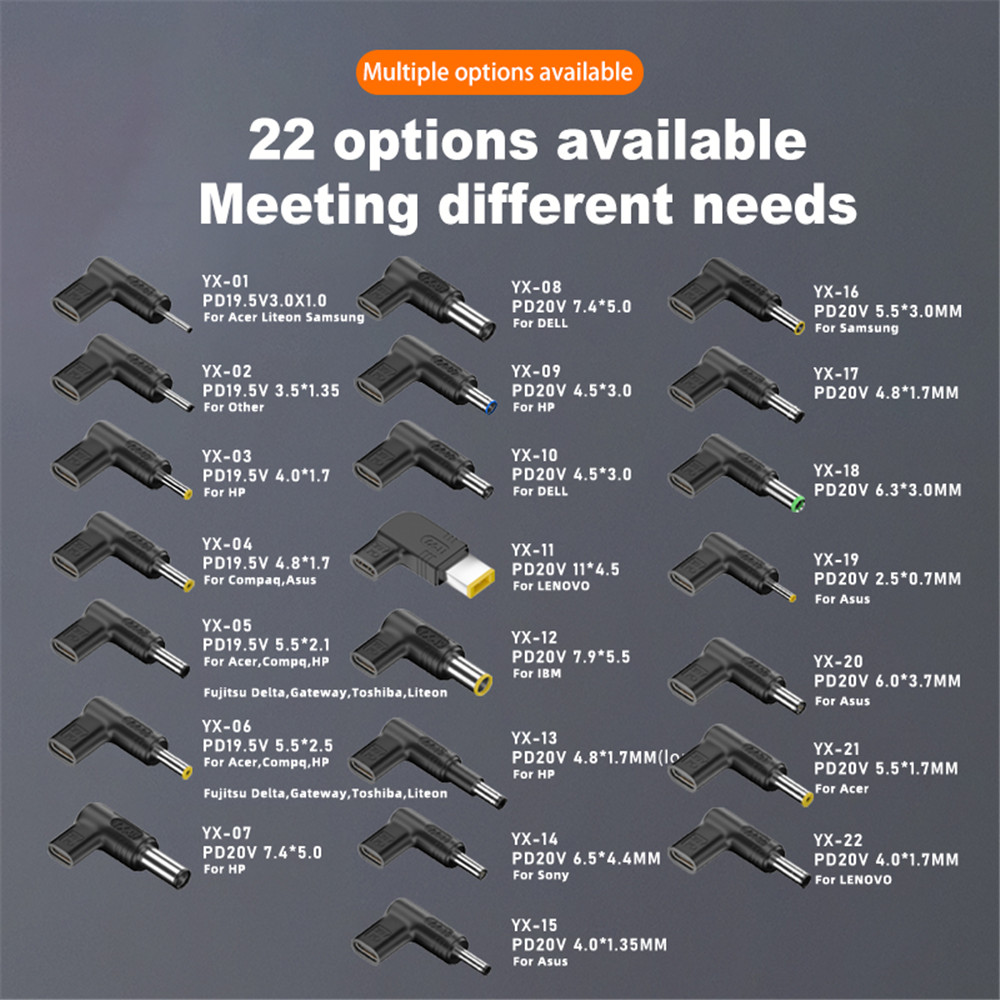 100W USB 유형 C-DC 고속 충전 어댑터 플러그 - Laptop Accessories Dell 리뷰 및 가격