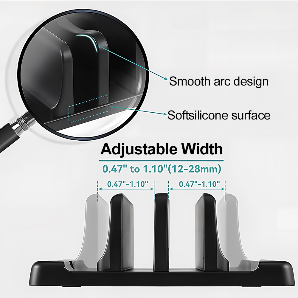 사무실용 ABS 노트북 스탠드 수직형으로 데스크탑 공간 - Laptop Accessories For Office 리뷰 및 가격