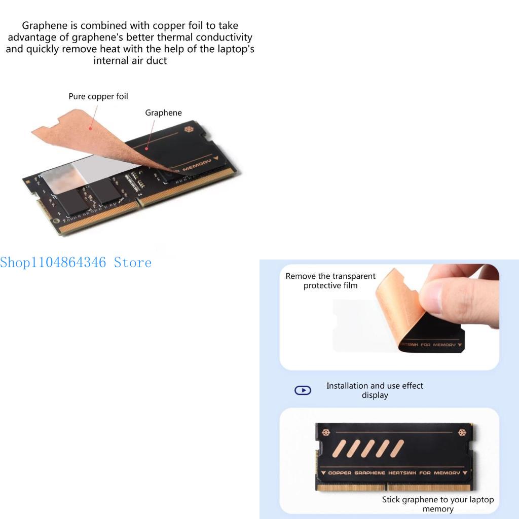 5ASD 구리 방열판 노트북 노트북 열 패드 메모리 카 - Laptop Accessories Cooling Pad 리뷰 및 가격