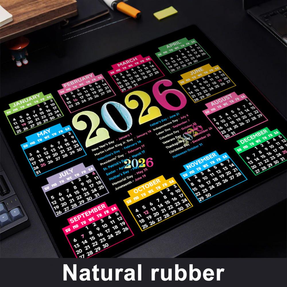 2026 달력 마우스 패드 방수 홈 오피스 게임용 컴퓨 - Laptop Accessories For Office 리뷰 및 가격