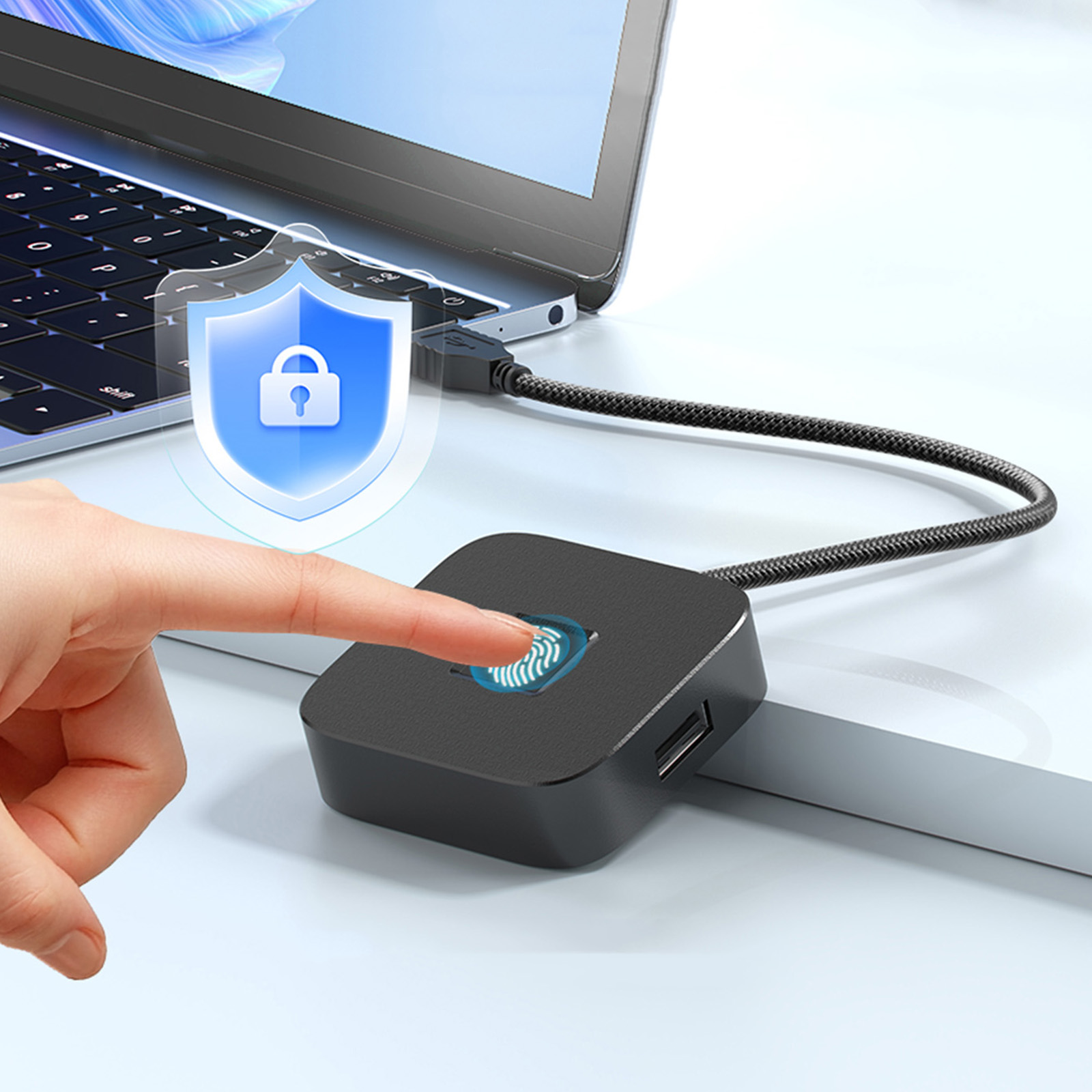 USB 허브가 내장된 지문 스캐너, Windows He - Fingerprint Reader Usb 리뷰 및 가격