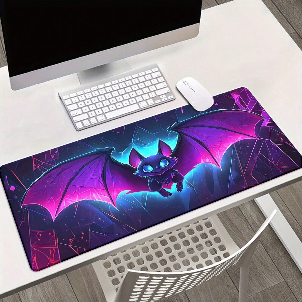 1개 귀여운 테크 배트 게이밍 마우스 패드 - 생생한  - Laptop Accessories Design 리뷰 및 가격