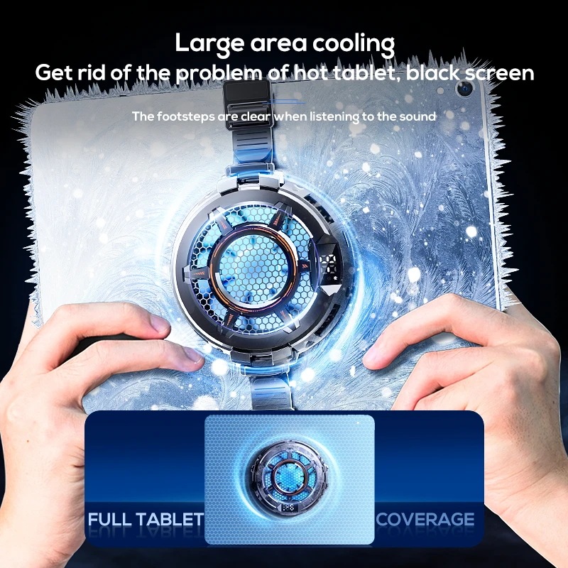 새로운 온도 디스플레이 마그네틱 태블릿 쿨러 30W 냉 - Laptop Accessories Cooling Pad 리뷰 및 가격