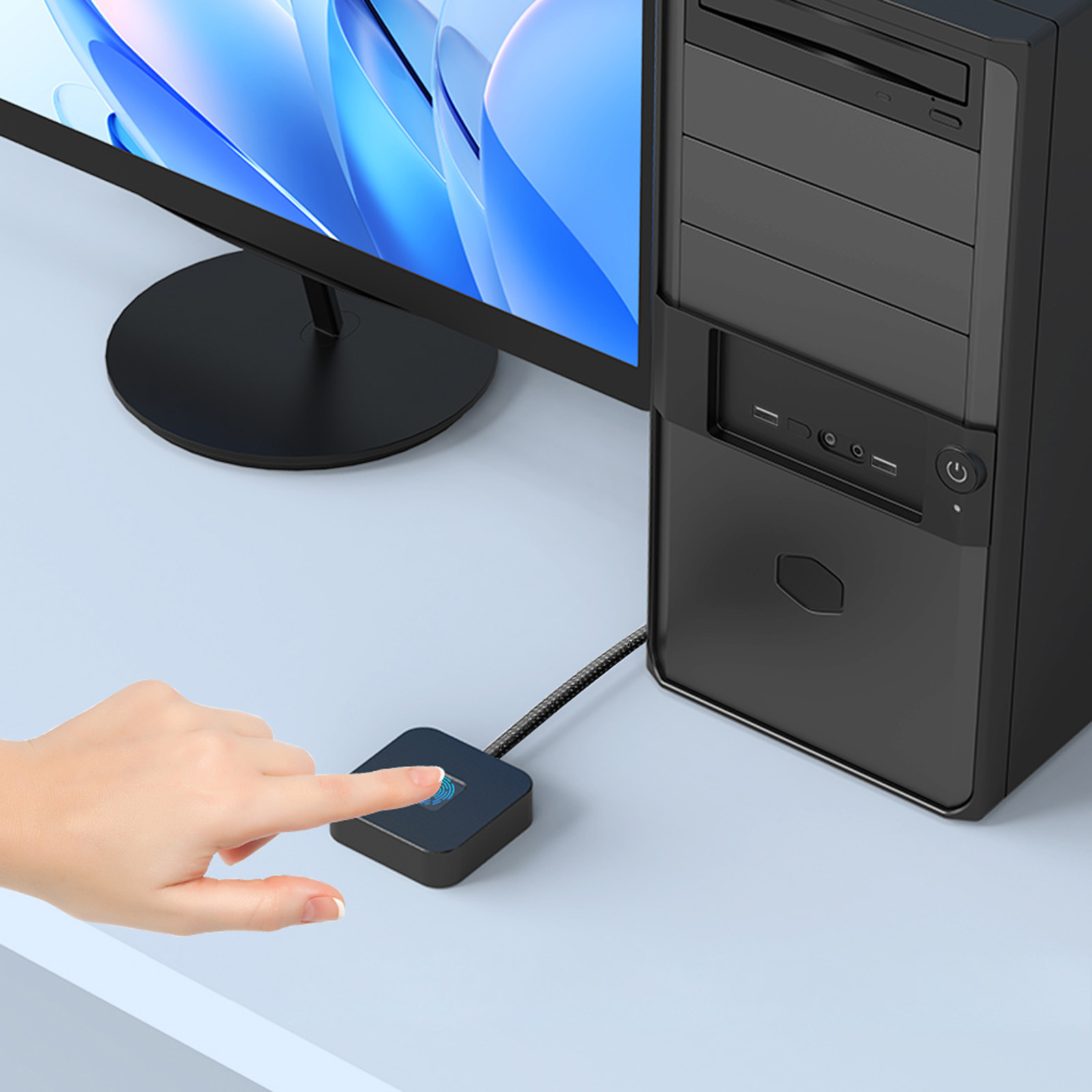 Windows Hello 지문 판독기용 5피트 케이블이 - Fingerprint Reader Usb 리뷰 및 가격