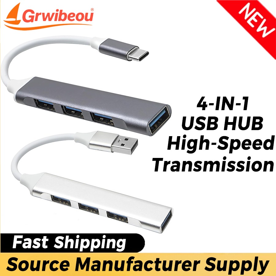 4 in 1 USB 허브 USB-C 허브 4포트 USB - Mac Laptop Accessories 리뷰 및 가격