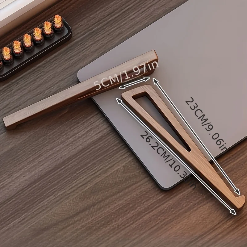 휴대용 접이식 목재 노트북 스탠드-인체공학적 12 °  - Laptop Accessories Design 리뷰 및 가격