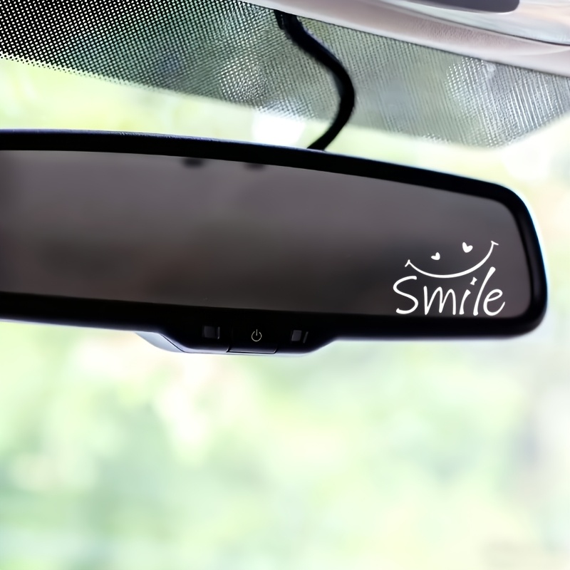 스마일 라이프 레터 프린트 방수 장식 비닐 데칼 자동차 - Laptop Accessories For Office 리뷰 및 가격