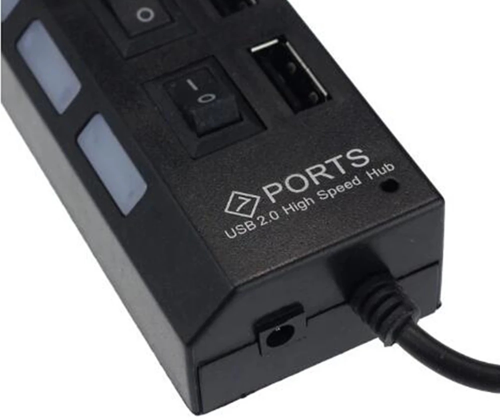 노트북 컴퓨터 액세서리용 7 포트 USB 2.0 허브  - Laptop Accessories For Office 리뷰 및 가격